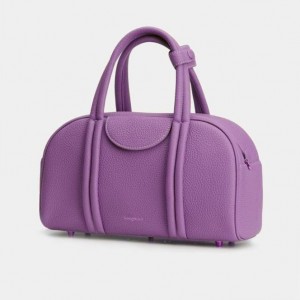 Borse Crossbody Songmont Medium Bowling Lavanda | ITALIA 29710