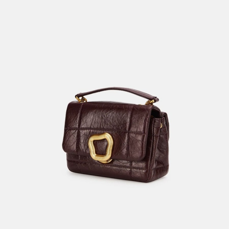 Borse A Tracolla Songmont Mini Chocolate Bordeaux | ITALIA 20859